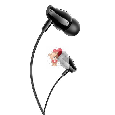 Гарнитура "3,5 мм" Jack Borofone BM61 (вакуумные) Черный Гарнитура "3,5 мм" Jack Borofone BM61 (вакуумные) Черный