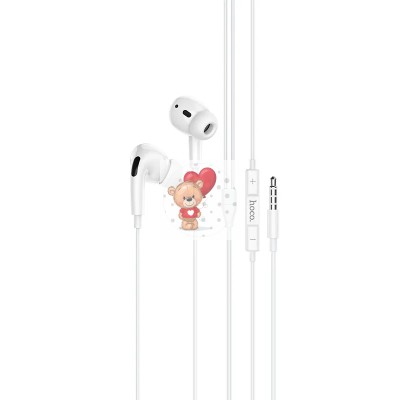 Гарнитура "3,5 мм" Jack Hoco M1 Pro (вакуумные) Белый