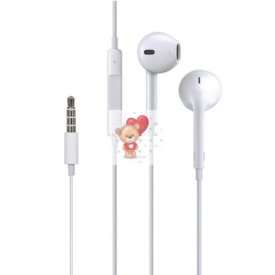 Гарнитура "3,5 мм" Jack Hoco M1 (вкладыши) Белый