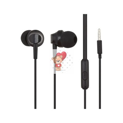 Гарнитура "3,5 мм" Jack Hoco M14 (вакуумные) Черный Гарнитура "3,5 мм" Jack Hoco M14 (вакуумные) Черный