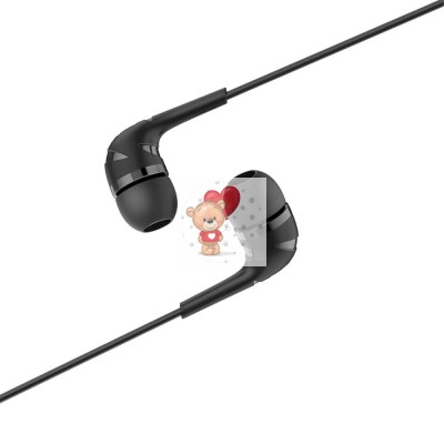 Гарнитура "3,5 мм" Jack Hoco M40 (вакуумные) Черный Гарнитура "3,5 мм" Jack Hoco M40 (вакуумные) Черный