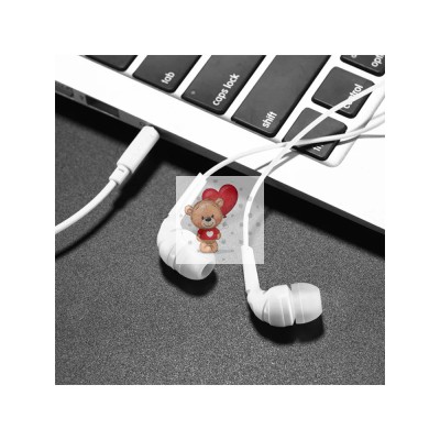 Гарнитура "3,5 мм" Jack Hoco M40 (вакуумные) Белый