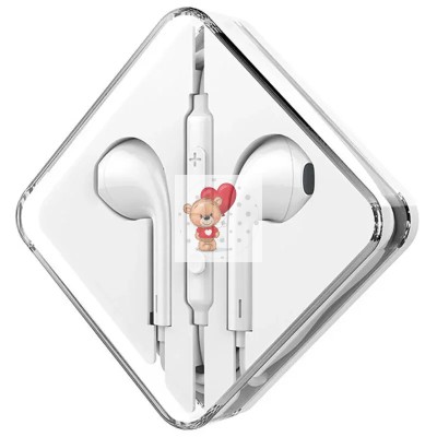 Гарнитура "3,5 мм" Jack Hoco M55 (вкладыши) Белый Гарнитура "3,5 мм" Jack Hoco M55 (вкладыши) Белый