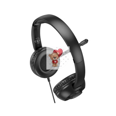 Проводные наушники Hoco W112 (мониторные, накладные) Черный