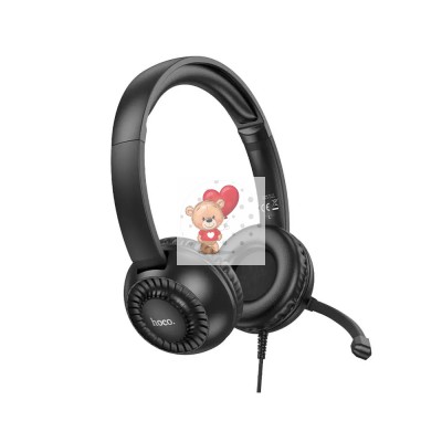 Проводные наушники Hoco W112 (мониторные, накладные) Черный