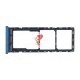 Лоток SIM для Infinix Hot 10 Play (X688C) (синий)