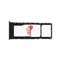 Лоток SIM для Infinix Hot 11S (X6812B) (черный) Лоток SIM для Infinix Hot 11S (X6812B) (черный)