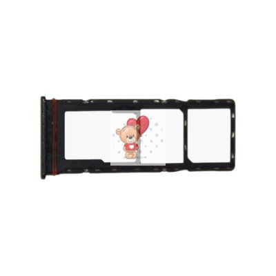Лоток SIM для Infinix Hot 11S (X6812B) (черный)