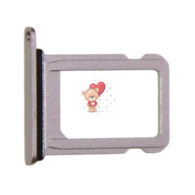 Лоток SIM для Apple iPhone 13 Mini (белый)