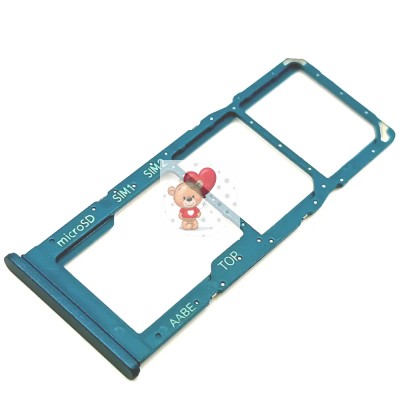 Лоток SIM для Samsung A022G Galaxy A02 (синий)
