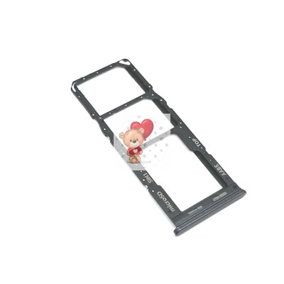 Лоток SIM для Samsung A022G Galaxy A02 (черный)