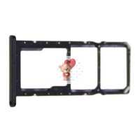 Лоток SIM для Samsung A025F Galaxy A02s (черный)