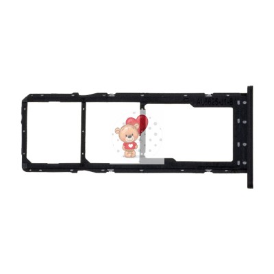 Лоток SIM для Samsung A035F Galaxy A03 (черный)