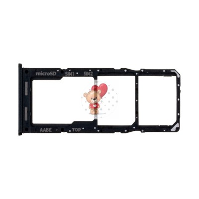 Лоток SIM для Samsung A127F Galaxy A12 Nacho (черный)