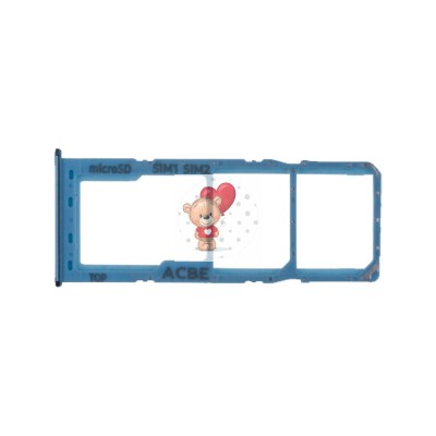 Лоток SIM для Samsung A325F Galaxy A32 (голубой)