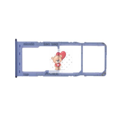 Лоток SIM для Samsung A325F Galaxy A32 (фиолетовый)