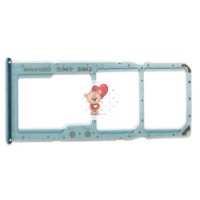 Лоток SIM для Samsung A515F Galaxy A51 (голубой)