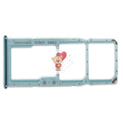 Лоток SIM для Samsung A515F Galaxy A51/Samsung A715F Galaxy A71 (голубой)