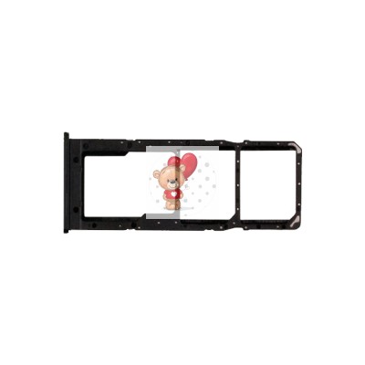 Лоток SIM для Samsung M127F Galaxy M12 (черный)
