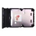 Лоток SIM для Tecno Camon 19 Neo (CH6i) (черный)