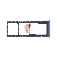 Лоток SIM для Tecno Spark 7 (KF6n) (черный) Лоток SIM для Tecno Spark 7 (KF6n) (черный)