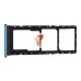 Лоток SIM для Tecno Spark 8C (KG5n) (бирюзовый)