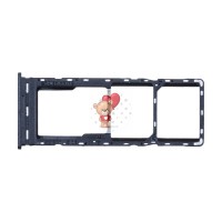 Лоток SIM для Tecno Spark 8C (KG5n) (черный)