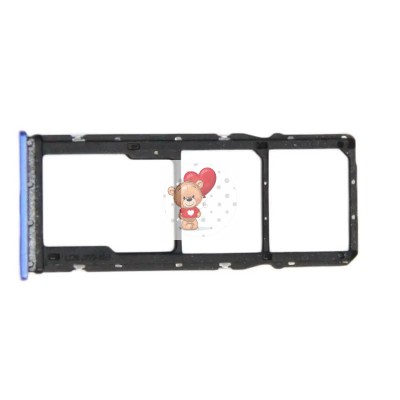 Лоток SIM для Xiaomi Poco M3 (синий)