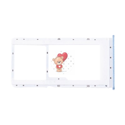 Лоток SIM для Xiaomi Poco X5 5G/Xiaomi Redmi Note 12 5G Голубой