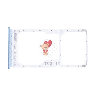 Лоток SIM для Xiaomi Poco X5 5G/Xiaomi Redmi Note 12 5G Голубой