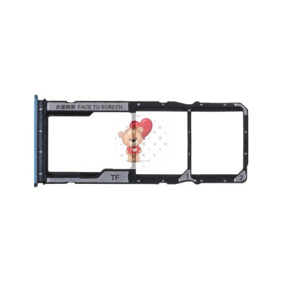 Лоток SIM для Xiaomi Redmi 10C (синий)