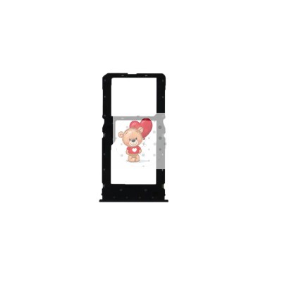 Лоток SIM для Xiaomi Redmi 12 4G (черный)