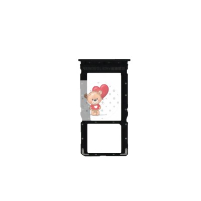 Лоток SIM для Xiaomi Redmi 12 4G (черный)