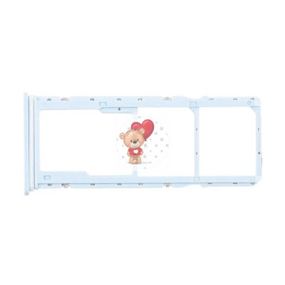 Лоток SIM для Xiaomi Redmi A1/Xiaomi Redmi A1+/Xiaomi Redmi A2+ (голубой)
