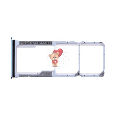 Лоток SIM для Xiaomi Redmi Note 10 Pro 4G (синий)