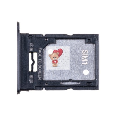 Лоток SIM для Xiaomi Redmi Note 12 Pro 4G (черный)