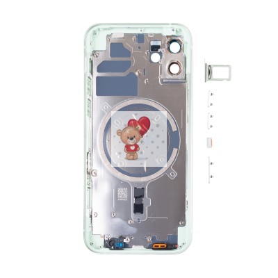 Корпус для Apple iPhone 12 (1 Sim) Зеленый - Премиум Корпус для Apple iPhone 12 (1 Sim) Зеленый - Премиум