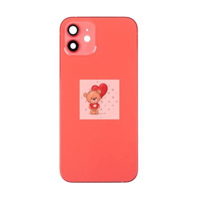 Корпус для Apple iPhone 12 (1 Sim) Красный - Премиум