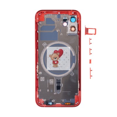 Корпус для Apple iPhone 12 (1 Sim) Красный - Премиум Корпус для Apple iPhone 12 (1 Sim) Красный - Премиум
