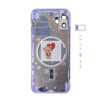 Корпус для Apple iPhone 12 (1 Sim) Фиолетовый - Премиум