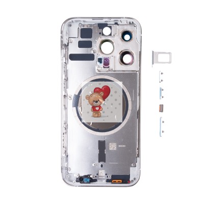 Корпус для Apple iPhone 14 Pro (1 Sim) Белый - Премиум Корпус для Apple iPhone 14 Pro (1 Sim) Белый - Премиум