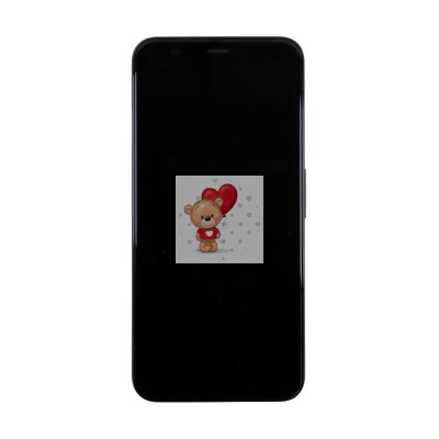 Дисплей для Google Pixel 4 G020I модуль с рамкой Черный - OR