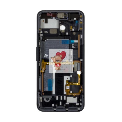 Дисплей для Google Pixel 4 G020M модуль с рамкой Черный - OR Дисплей для Google Pixel 4 G020M модуль с рамкой Черный - OR