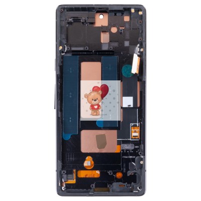 Дисплей для Google Pixel 7a (GHL1X) модуль с рамкой Черный - (OLED)