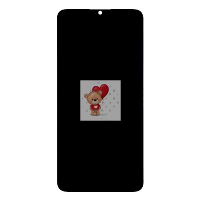 Дисплей для Huawei Honor X7a с тачскрином Черный - Оптима