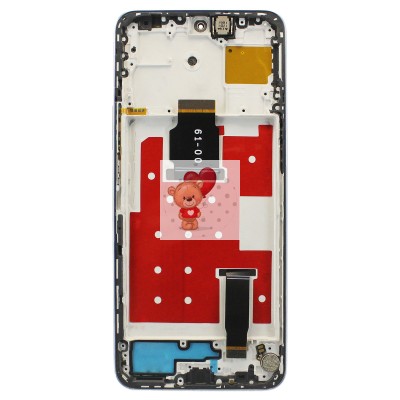 Дисплей для Huawei Honor 90 Lite (CRT-LX1/CRT-NX1) модуль с рамкой Серебро - OR