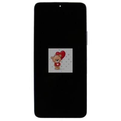 Дисплей для Huawei Honor 90 Lite (CRT-LX1/CRT-NX1) модуль с рамкой Серебро - OR