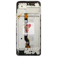 Дисплей для Infinix Hot 40 (X6836) модуль с рамкой Черный - OR Дисплей для Infinix Hot 40 (X6836) модуль с рамкой Черный - OR