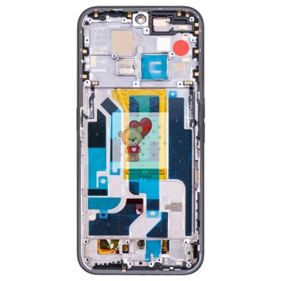 Дисплей для Nothing Phone 2a (A142) модуль с рамкой Черный - OR