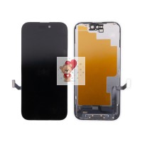 Дисплей для Apple iPhone 15 с тачскрином Черный - (Hard OLED) (площадка под IC)